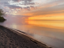 Sunset at Hamlin Beach State Park NY