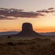 Sunset at Monument Valley 