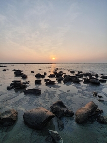 Sunset at Saint Martins Island Bangladesh x 