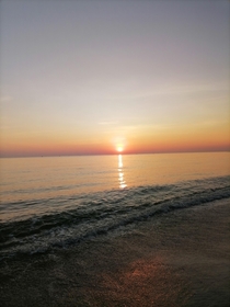 Sunset at Songkla beach OC x