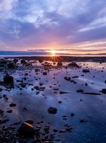 Sunset at Victoria Island BC Canada  -  x 