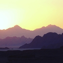 Sunset at Wadi Rum Jordan  OC