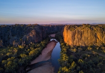 Sunset at Windjana Gorge Western Australia 