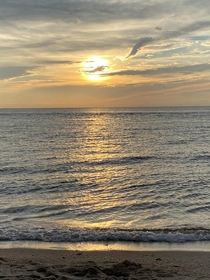 Sunset beach in Cape May NJ