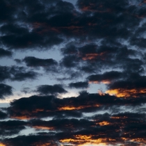 Sunset clouds Algarve 