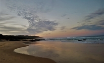 Sunset clouds Sawtell Beach NSW Australia 