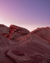 Sunset colors in the Valley of Fire State Park Las Vegas NV 