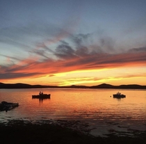 Sunset from Islesboro Maine