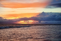 Sunset from the Olowalu Plantation - Maui Hawaii 