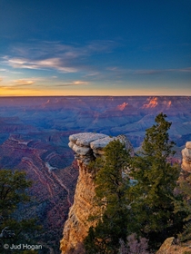 Sunset from the South Rim of the Grand Canyon AZ 