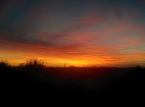 Sunset in Arizona 