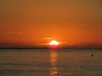 Sunset in Fiji 