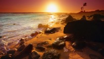 Sunset in Hawaii USA 