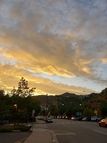 Sunset in Morrison CO