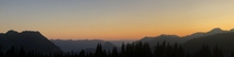 Sunset in Mount Rainier National Park