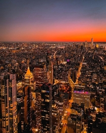 Sunset in New York Photo credit to an_uptown_girl