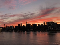 Sunset in NYC
