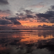 Sunset in Santa Teresa Costa Rica 