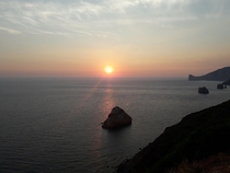 Sunset in Sardinia 