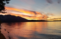 Sunset  Lake Tahoe