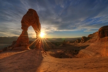 Sunset on Delicate Arch 