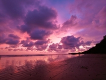 Sunset on Uvita Beach Costa Rica 