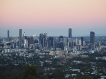 Sunset over Brisbane 