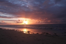 Sunset over Geographe Bay near Busselton Western Australia OC 