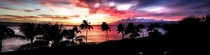 Sunset over Molokai from Maui