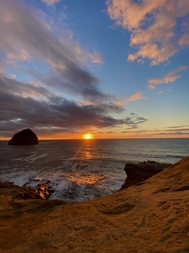 Sunset over Pacific City OR 
