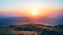 Sunset over Simien Mountains Ethiopia -  thenatanzi - x
