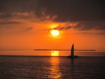 Sunset over the Florida Keys 