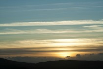 Sunset over the Isle of Man this week 