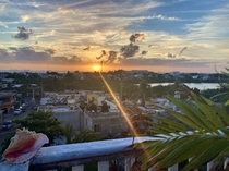 Sunset over the Yucatn