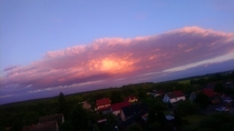 Sunset Poland may