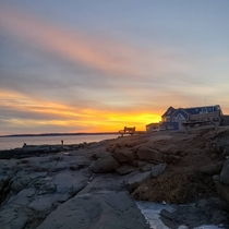 Sunset York Maine 