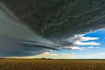 Supercell Thunderstorm over the Nebraska Plains Alliance NE 
