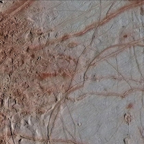 Surface of Europa Jupiters icy moon