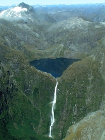 Sutherland Falls Fiordland National Park New Zealand OS 