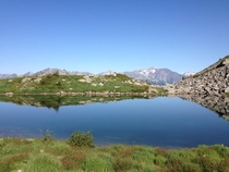 Swiss Mountain Lake Lago di Chignolasc 