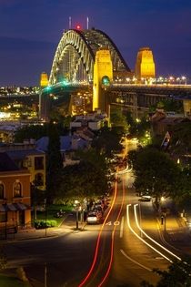 Sydney Harbour Bridge from Observatory Hill 