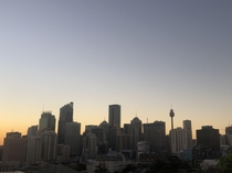 Sydneys skyline thats not often seen