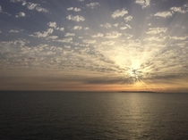 Taken from somewhere in the English Channel