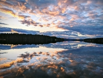 Taking time to reflect at Lake Winnipesaukee NH 