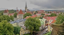 Tallinn Estonia from Patkuli viewing platform