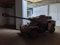 Tank Found Inside an Abandoned Warehouse