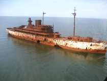 Target ship USAS American Mariner Chesapeake Bay 