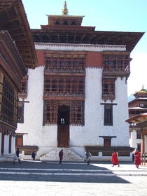 Tashichho Dzong Monastery in Thimphu Bhutan