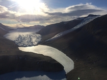 Taylor Glacier and Lake Hoare McMurdo Dry Valleys Antarctica 