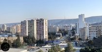Tbilisi Republic of Georgia  Viewed from the St Nino Monument in the citys Dighomi district 